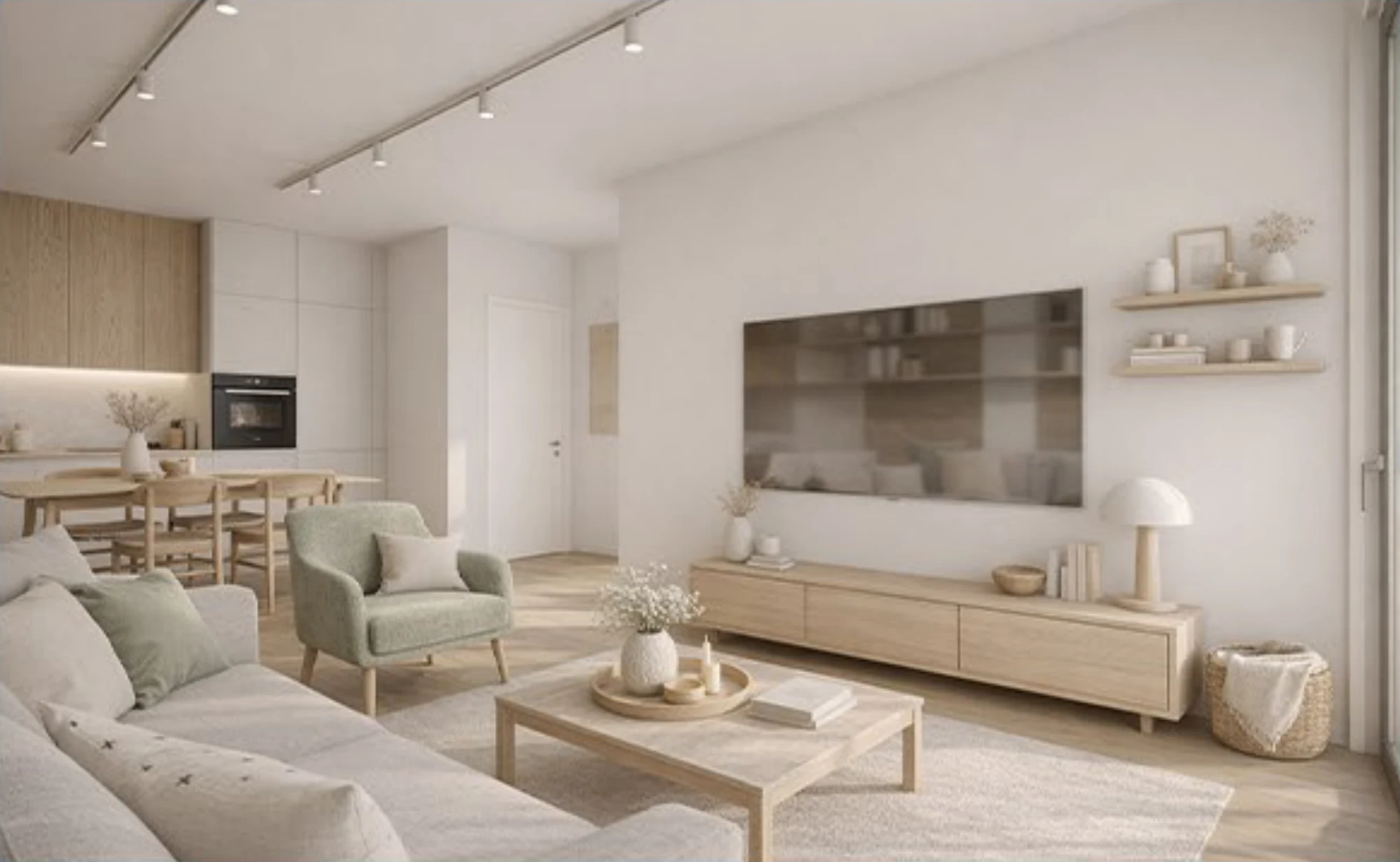 Interno di un appartamento ristrutturato
