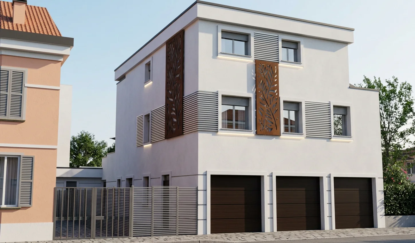 Loreto Living, vista frontale sinistra