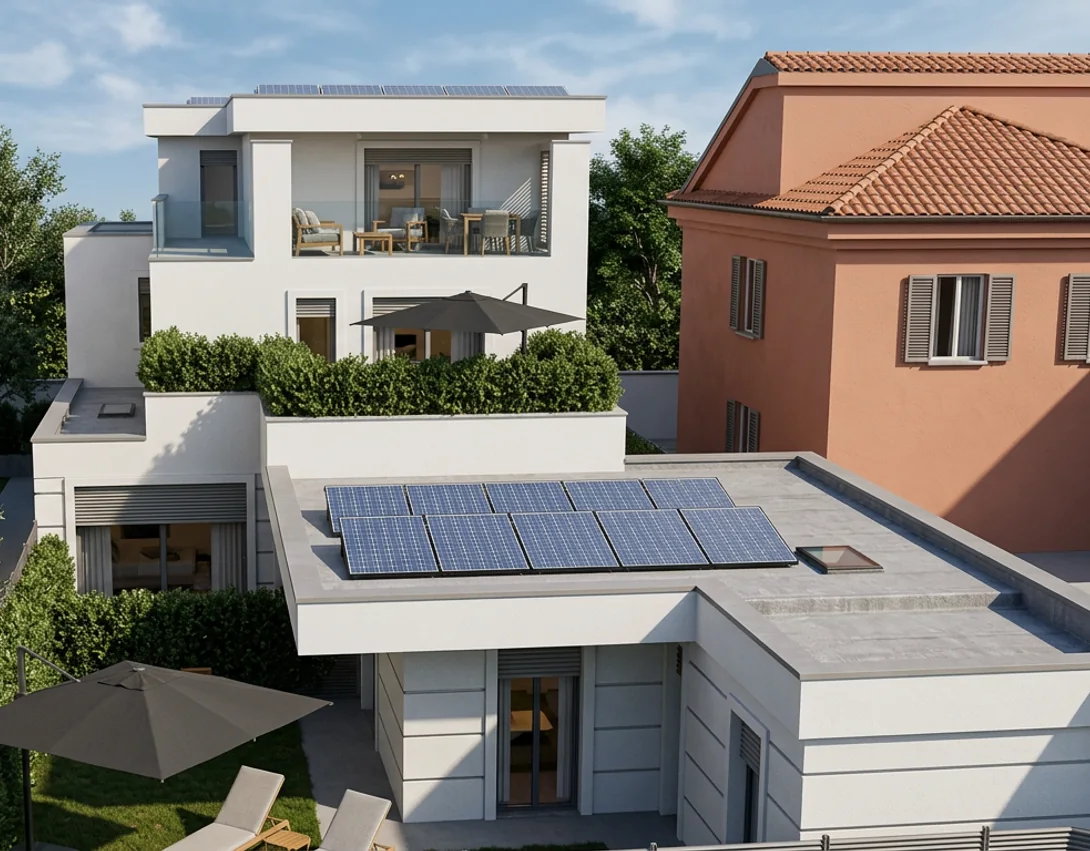 Loreto Living, spazi esterni visti dall’alto