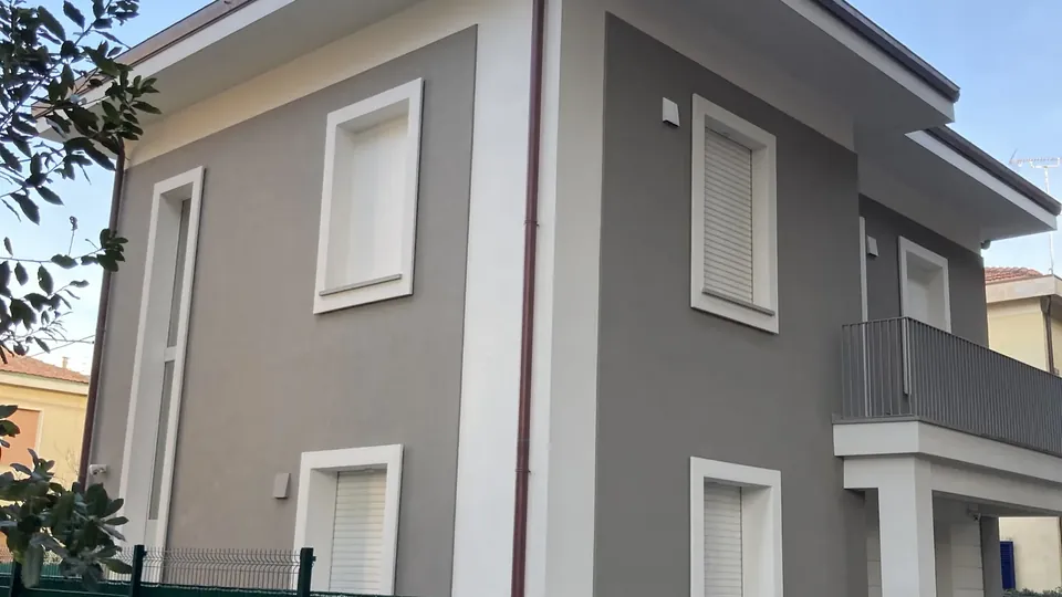 Edificio ricostruito in Via della Vittoria a Pesaro